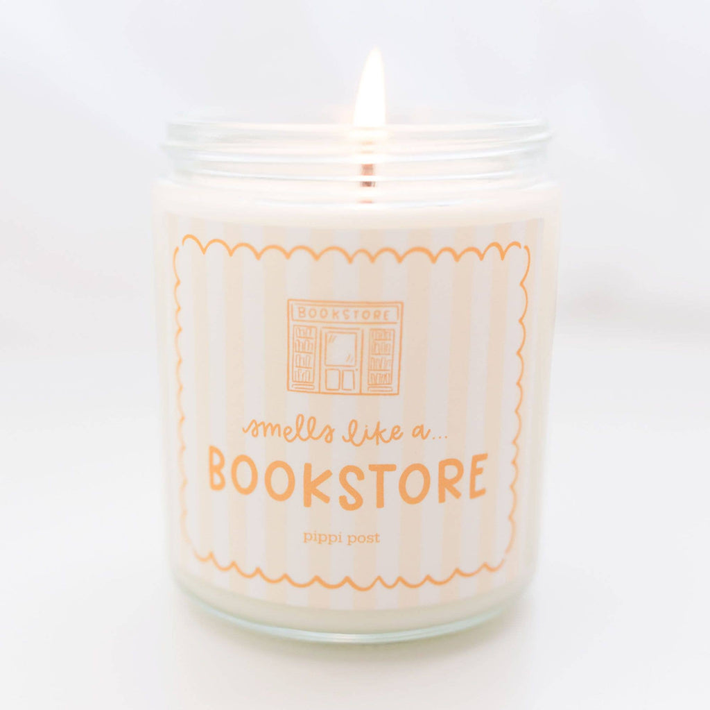 Smells Like a Bookstore Scented Soy Hand-Poured Candle