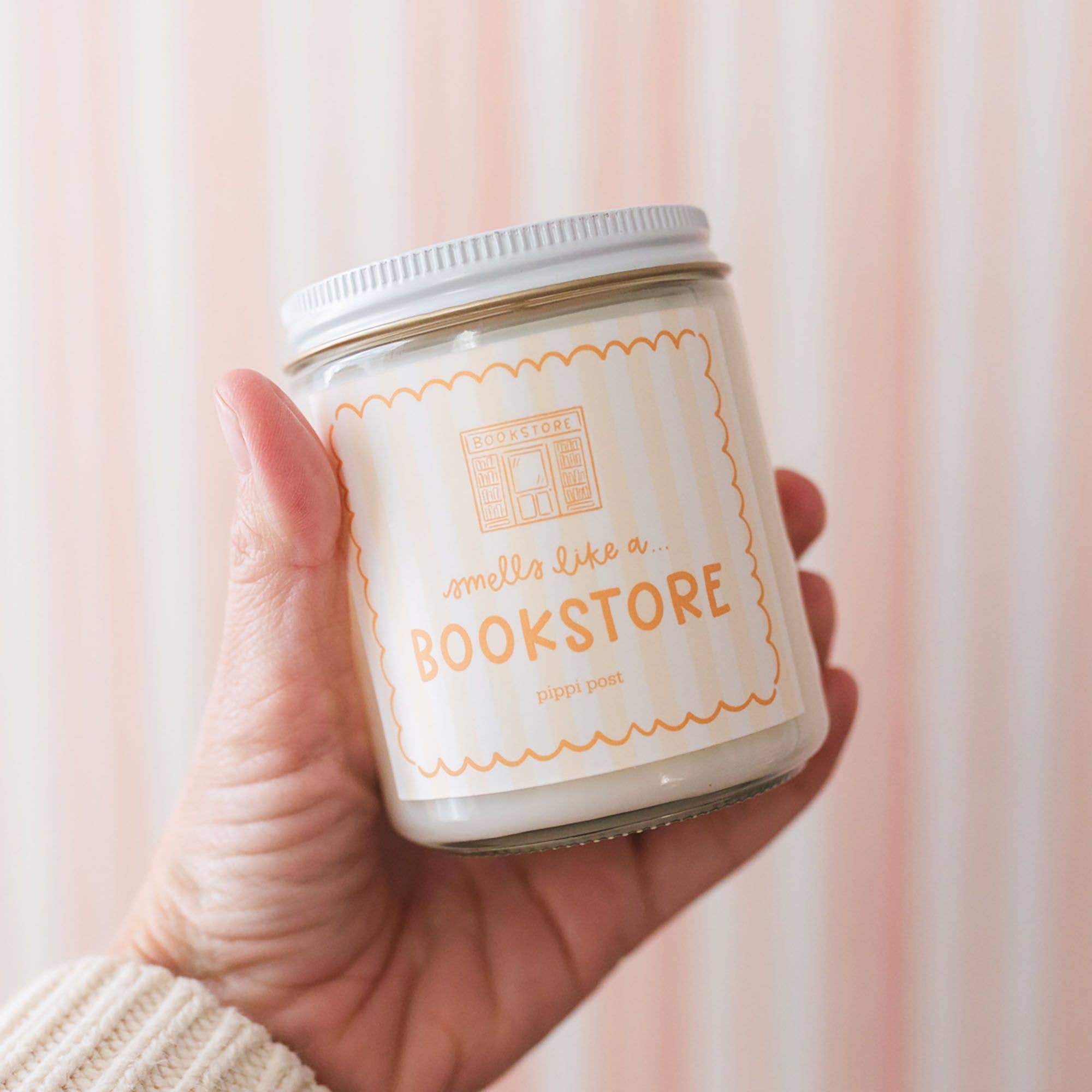 Smells Like a Bookstore Scented Soy Hand-Poured Candle