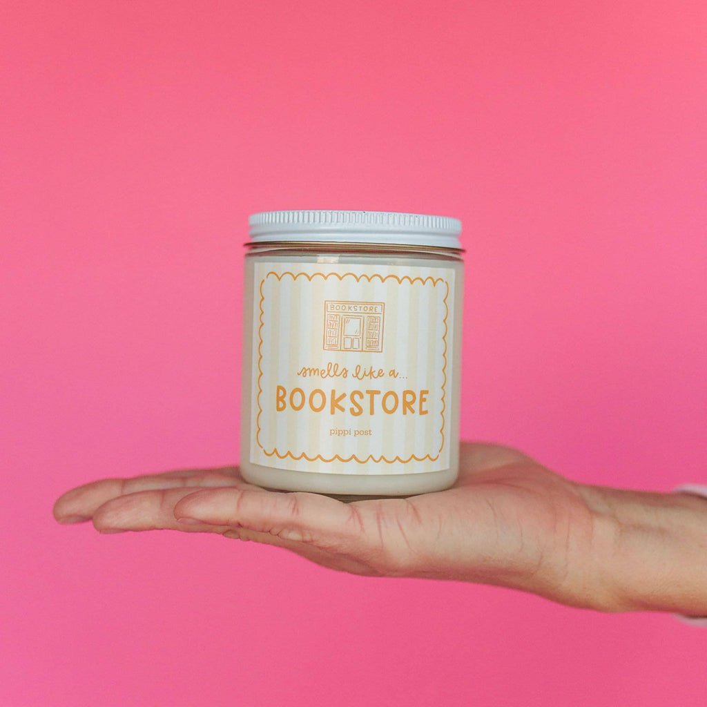 Smells Like a Bookstore Scented Soy Hand-Poured Candle