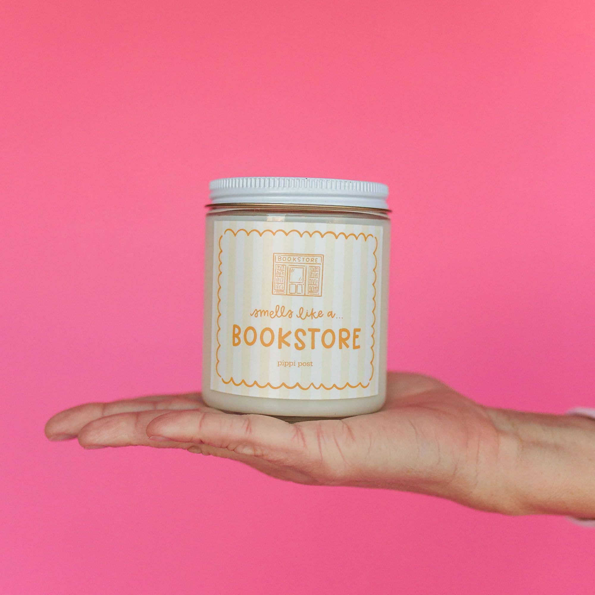Smells Like a Bookstore Scented Soy Hand-Poured Candle