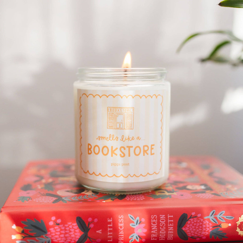 Smells Like a Bookstore Scented Soy Hand-Poured Candle