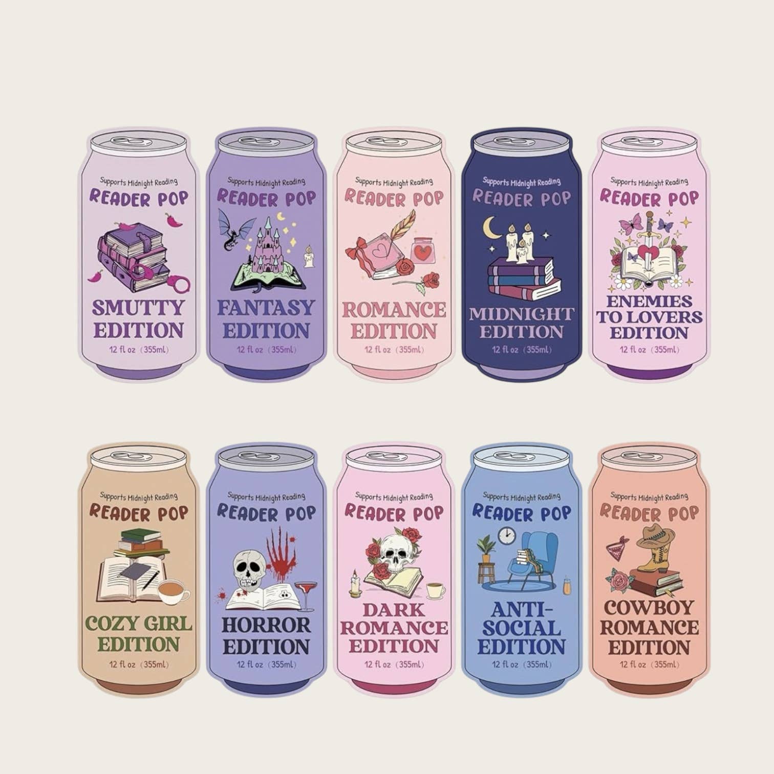 Funny themed bookmarks